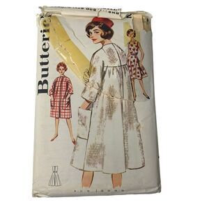 Vintage Butterick 2220 Pattern Junior Misses 9-16 Coat Sleeveless Dress Cut